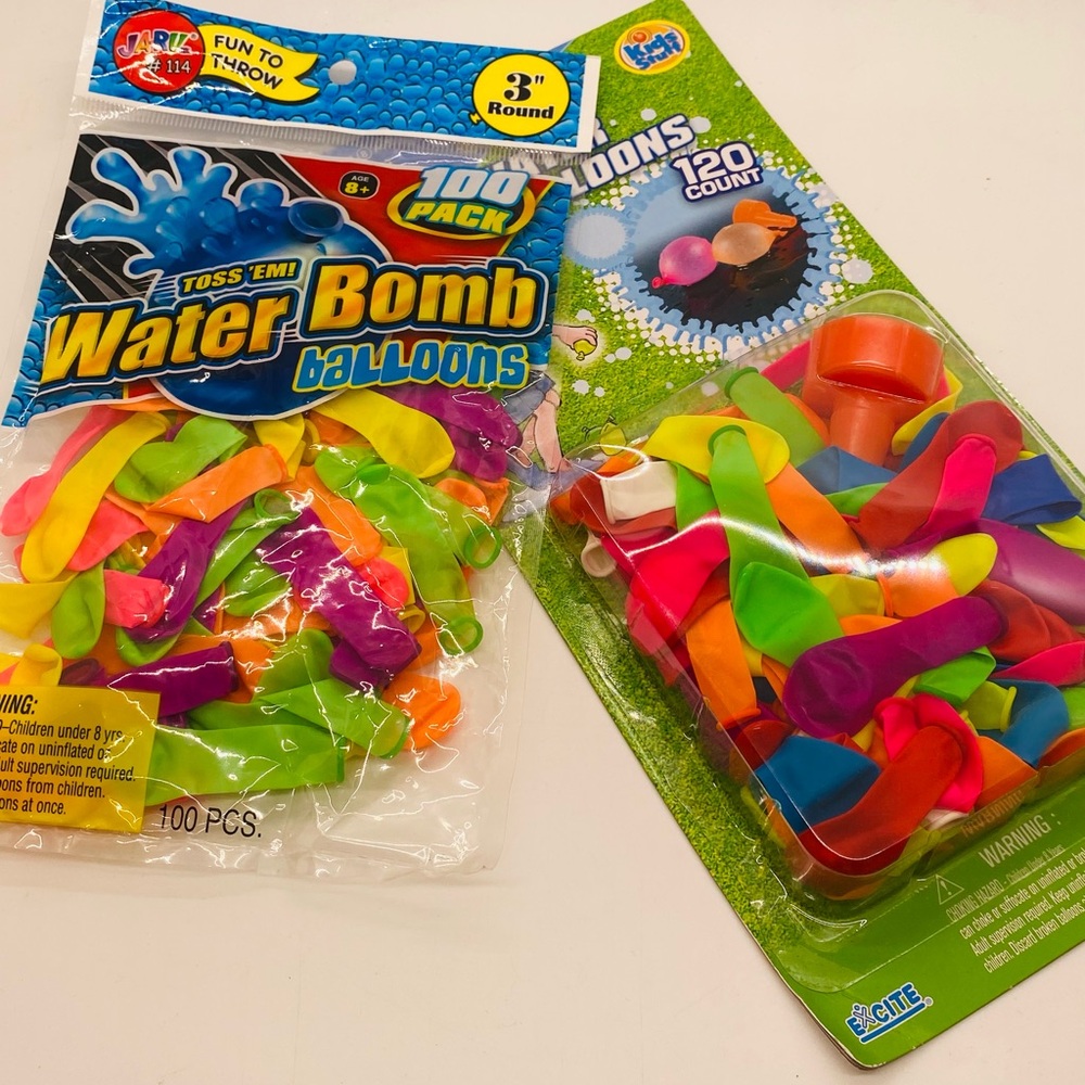 NWT Excite and Jaru Water Balloons - Vibrant Color Pack 220 in Total